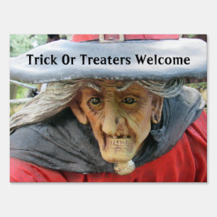 Personalized Halloween Witch - Yard Sign