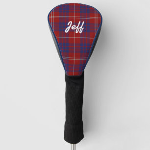 Personalized Hamilton Tartan Plaid Driver Cover