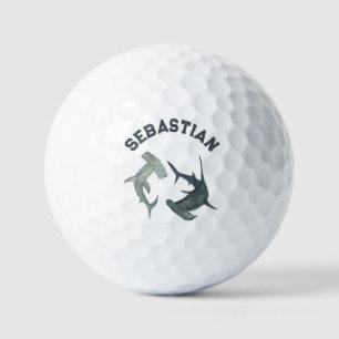 Personalized Hammerhead Shark Golf Ball Custom