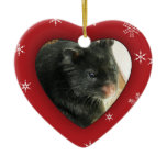 Personalized Hamster Photo Holiday Ornament