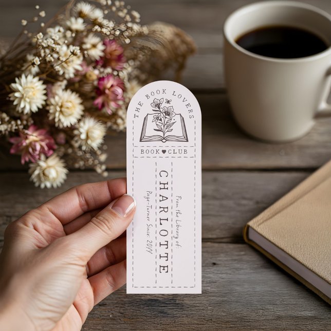 Personalized Hand drawn Book Lovers Book Club  Bookmarks (Personalized Hand drawn Book Lovers Book Club Bookmarks)