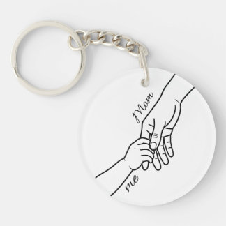 Personalized Hand Holding Keychain