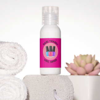 Personalized Hand Lotion Spa Party Favor