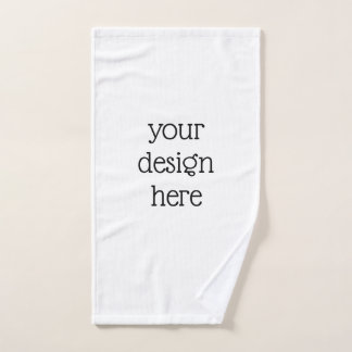 Personalized hand towel