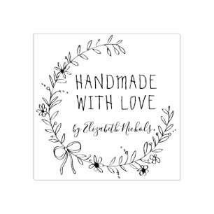 Personalized Handmade Rubber Stamp