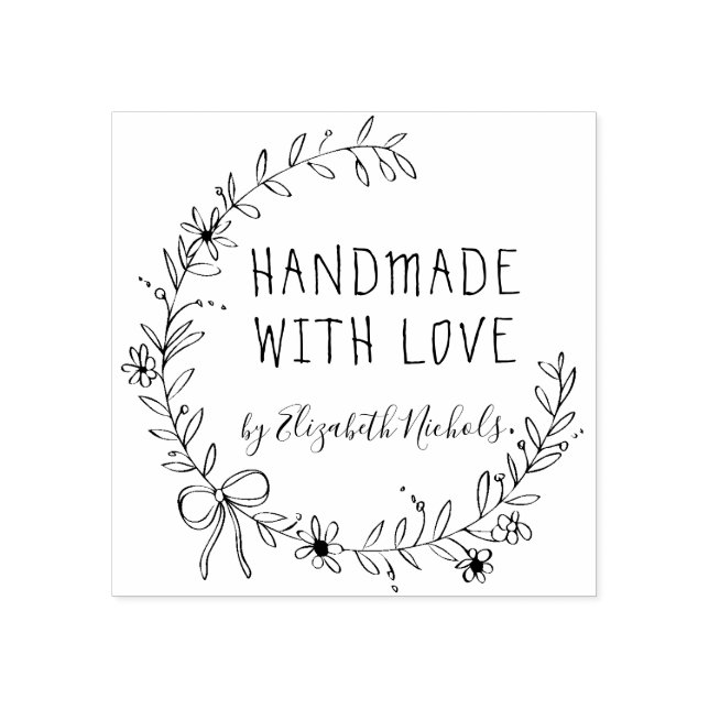  Personalized Handmade  Rubber Stamp (Imprint)