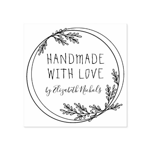  Personalized Handmade  Rubber Stamp
