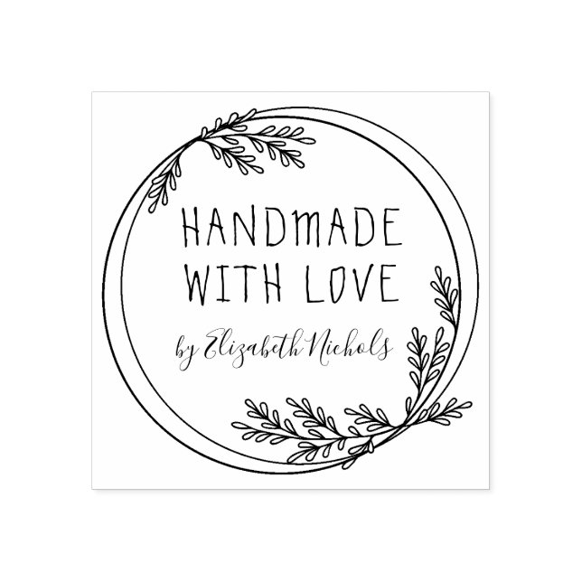  Personalized Handmade  Rubber Stamp (Imprint)