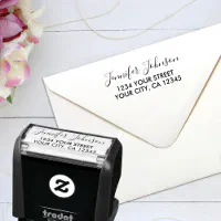 Custom Received Dater Stamp with Your Signature, Personalized Received Adjustable Date Stamper with Your Signature, Self-Inking Signature Dater Stamp