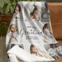 Personalized Handwritten Love You Grandma 8-Photo