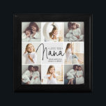 Personalized Handwritten Love You Nana 8-Photo Gift Box<br><div class="desc">Add 8 photos from Instagram, your computer or your phone to this modern, elegant gift box for grandmothers, featuring the text "Love You Nana" in an elegant handwritten script with the grandchild or grandchildren's name/s. If you need any help customizing this, please message me using the button below and I'll...</div>