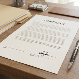 Personalized Handwritten Signature Document Self-inking Stamp