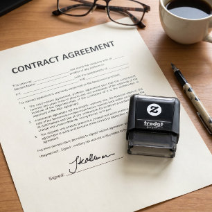 Personalized Handwritten Signature Document Self-inking Stamp