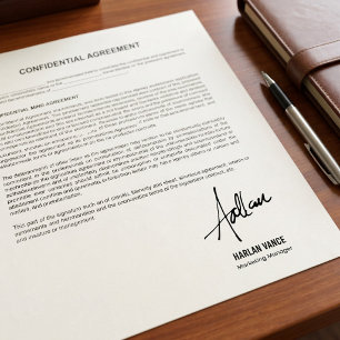 Personalized Handwritten Signature Document Self Self-inking Stamp
