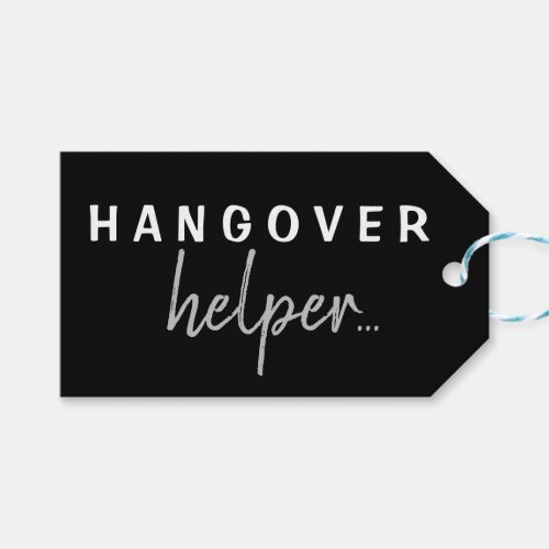 Personalized Hangover Helper Bachelorette Gift Tag