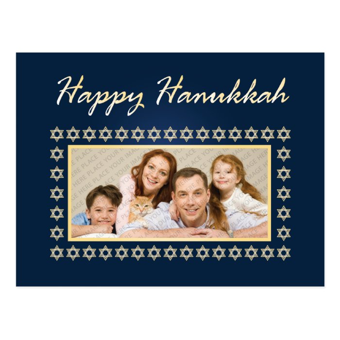 Personalized Hanukkah Postcard