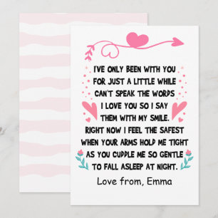 Personalized Happy 1st Mother's Day, Custom Names  Holiday Card