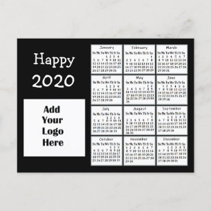 Personalized Happy 2020 New Year Personalized Postcard