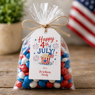 Personalized Happy 4th of July Gift Tags