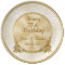 Personalized Happy 75th Birthday Porcelain Plate