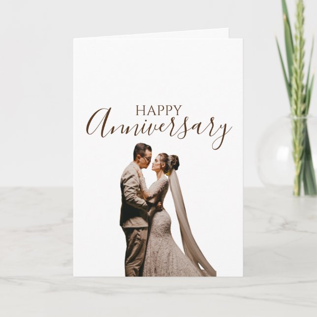 Personalized Happy Anniversary Card (Front)