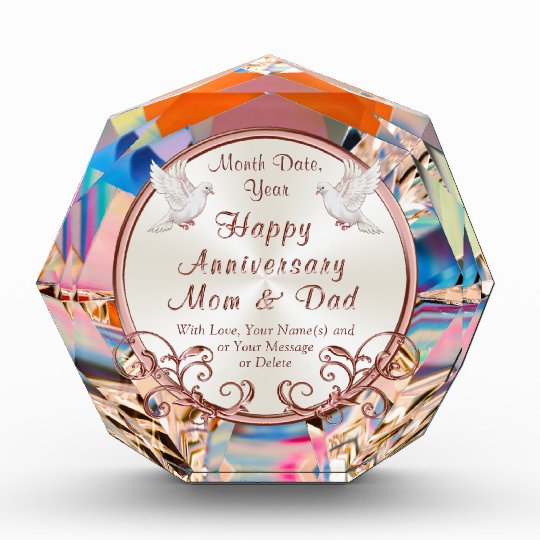 Personalized anniversary gifts for parents