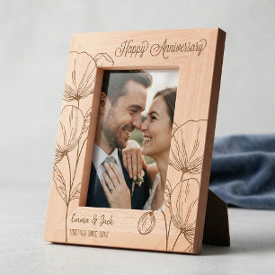 Personalized Happy Anniversary Picture Frame