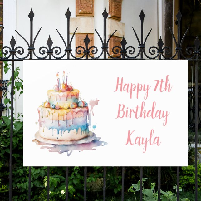 Personalized Happy Birthday Banner (Creator Uploaded)
