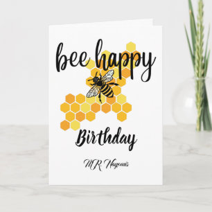 personalized happy birthday card