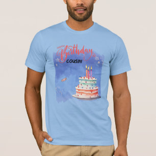 Personalized Happy Birthday Cousin T-Shirt