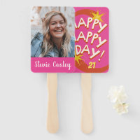Personalized Happy Birthday Fan Faces