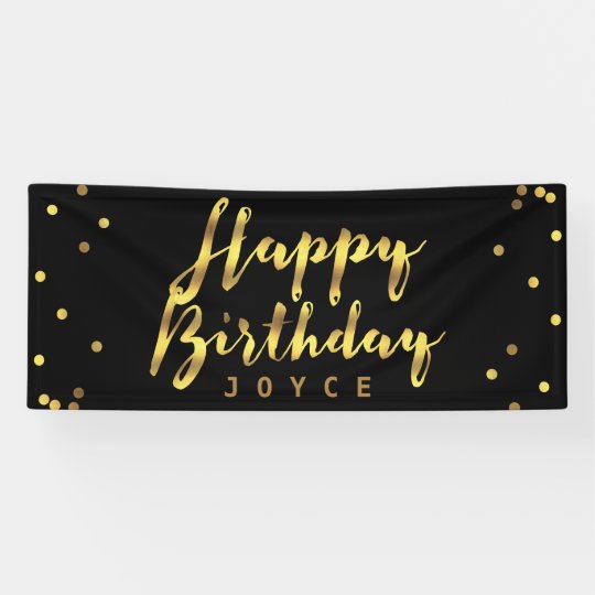 personalized happy birthday banner
