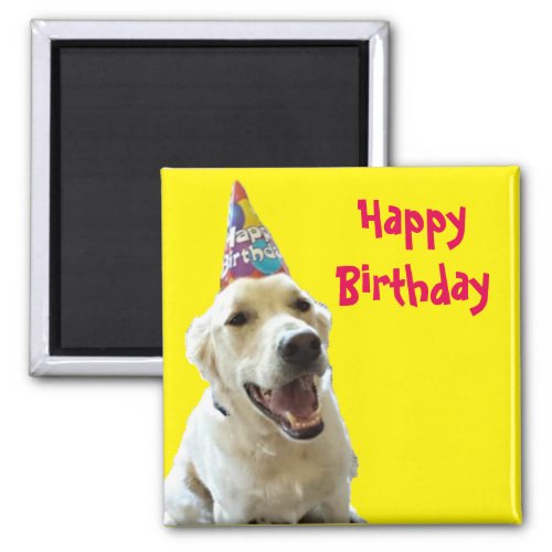Personalized Happy Birthday Magnet