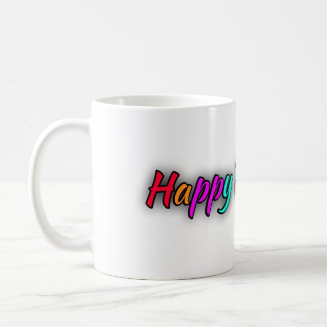 Personalized Happy birthday mugs (Left)