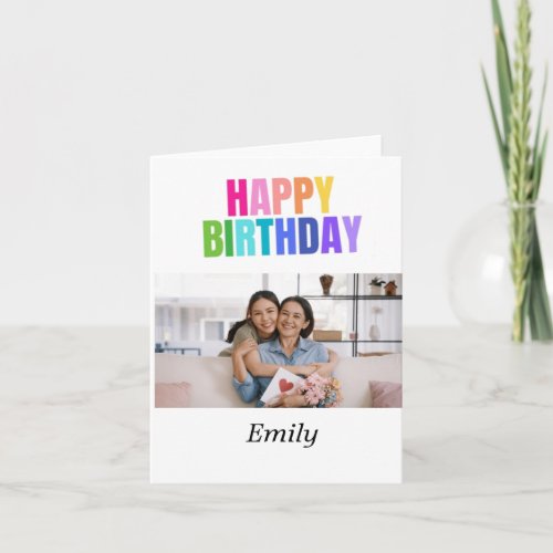 Personalized Happy Birthday Photo Name Quotes 
