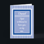 Personalized Happy Birthday son card<br><div class="desc">Send them a card as unique as they are!</div>