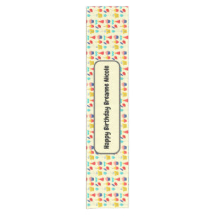 Personalized Happy Birthday Table Runner