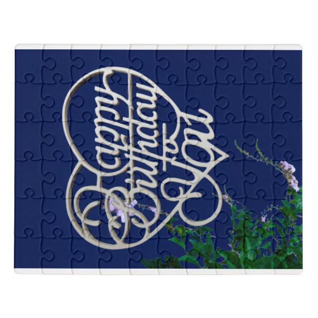 Personalized Happy Birthday to You  Jigsaw puzzle  (Puzzle Horizontal)