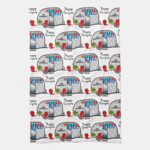 Happy Camper - Tea Towel