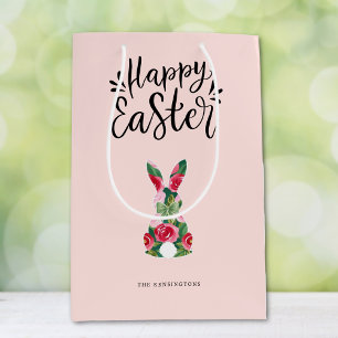 Personalized Happy Easter Bunny Gift Bag