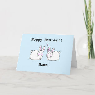 Personalized Happy Easter Card