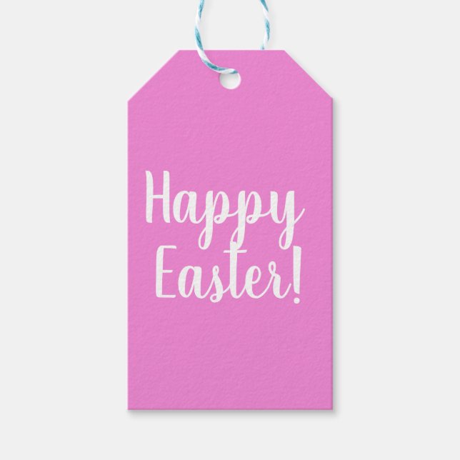 Personalized Happy Easter - Gift Tags (Front)