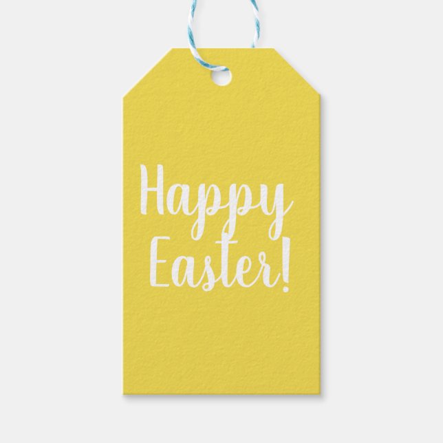 Personalized Happy Easter - Gift Tags (Front)