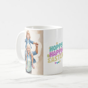 Personalized Happy Easter Photo Mug – Custom Gift