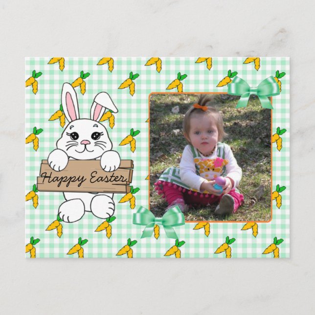 Personalized Happy Easter Postcard (Front)
