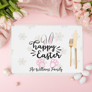 Personalized Happy Easter Table Placemat