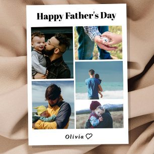 Personalized Happy Father's Day Card with Photo