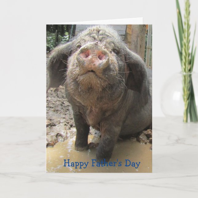 Personalized Happy Father's Day,  Meishan Card (Front)