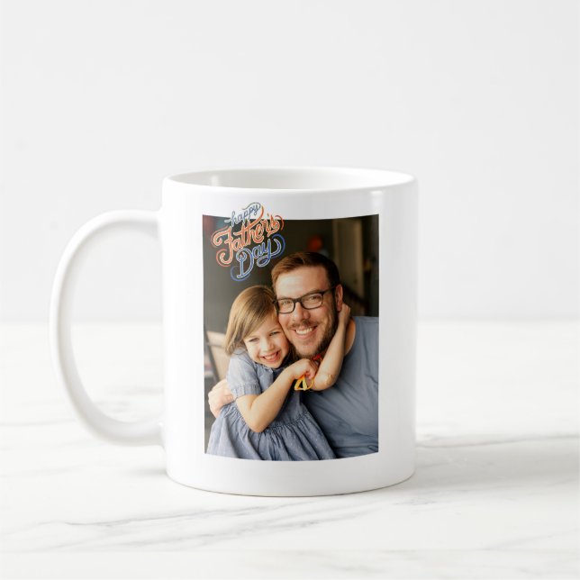 Personalized Happy Father's Day mugs (Left)