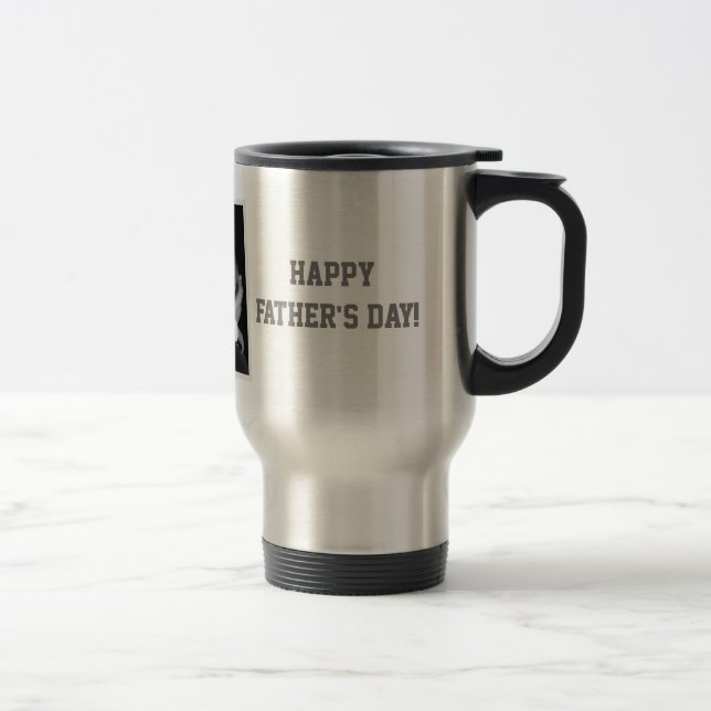Personalized Happy Fathers Day Mugs ADD YOUR PHOTO (Right)
